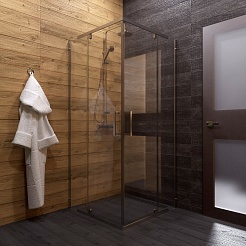 Triton Душевой уголок Каппа-Хром 90x90 – фотография-4